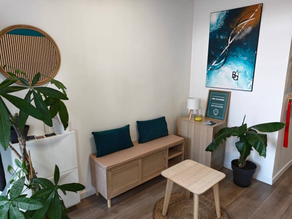 Salle d'attente centre Body addiction Cormeilles-en-Parisis